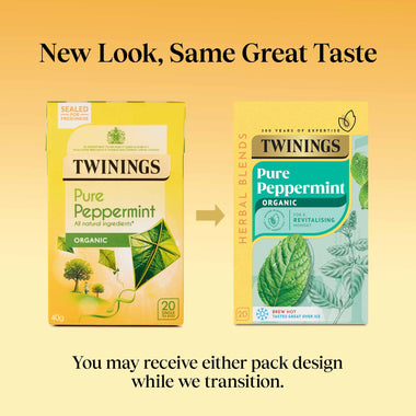 Organic Pure Peppermint - 20 Tea Bags